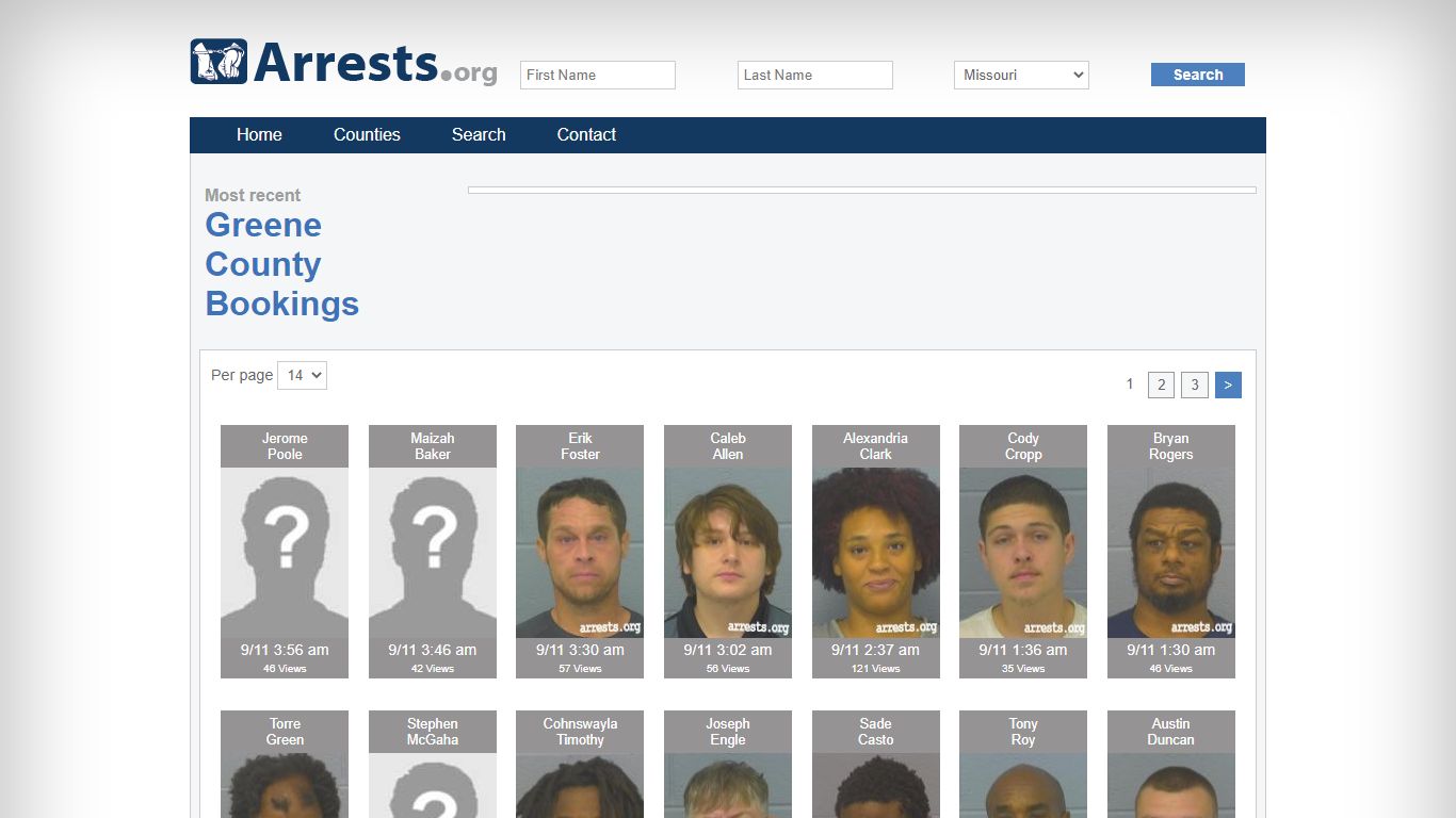 Greene County Arrests and Inmate Search